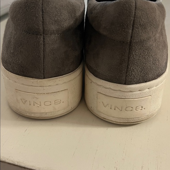 Vince Grey Slip On Sneakers - Picture 2 of 4